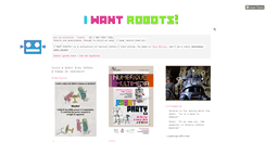 Desktop Screenshot of iwantrobots.com